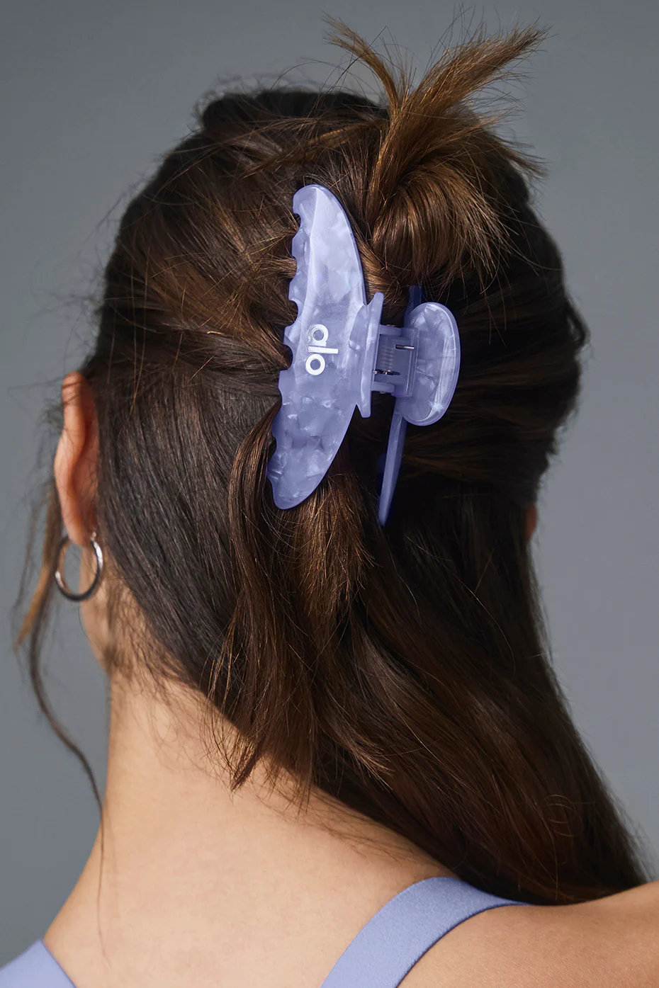 Alo Yoga 90’s Claw Clip – Euphoric Purple Marble online