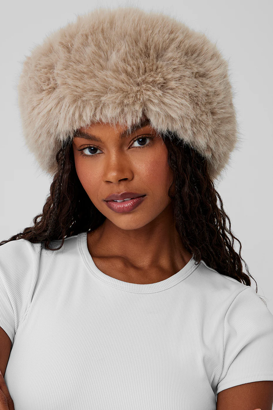 Alo Yoga Faux Fur Wintersun Headband – Oat online