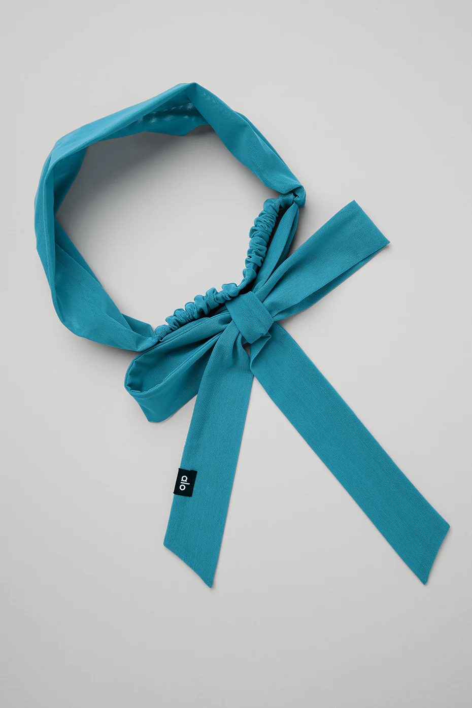 Alo Yoga Fresh Mesh Tie Headband – Blue Splash online