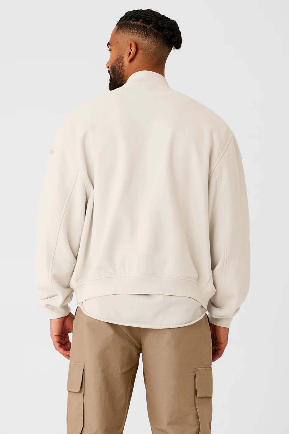 Alo Yoga Renown Varsity Jacket – Bone online