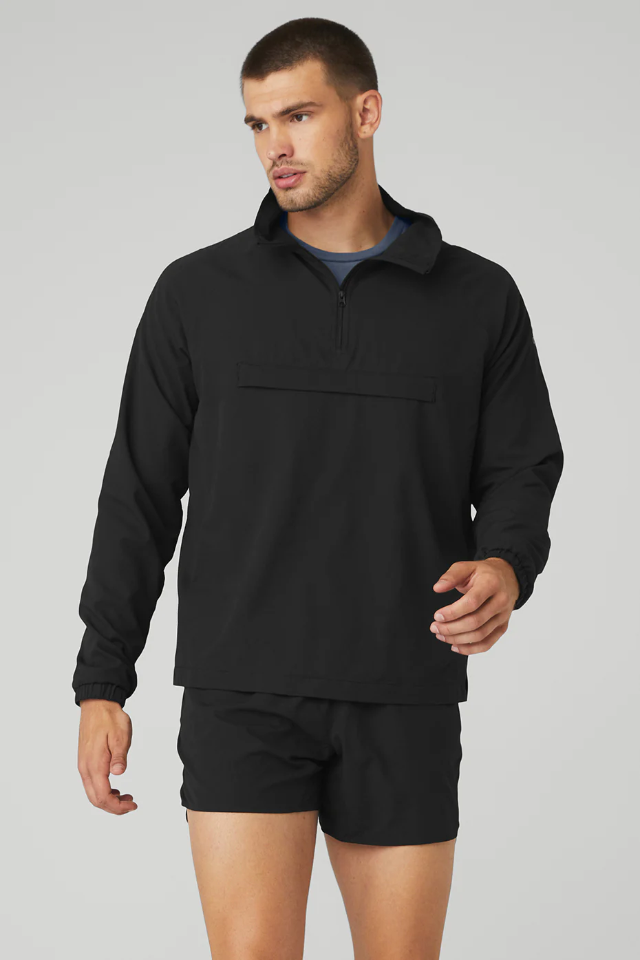 Alo Yoga Ripstop 1/4 Zip On-Set Jacket – Black online