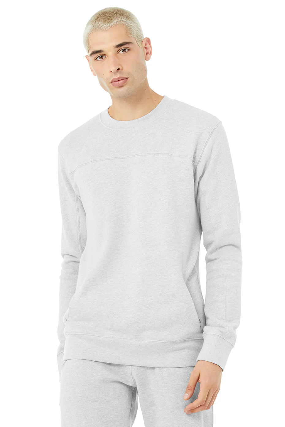 Alo Yoga Base Sweatshirt - Athletic Heather Grey Alo Yoga Base Sweatshirt – Athletic Heather Grey online