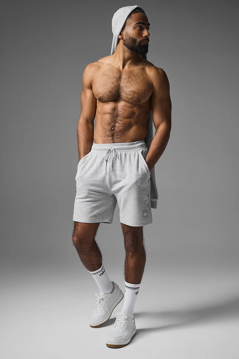 Alo Yoga 7 Micro Waffle Fast Break Short – Athletic Heather Grey online