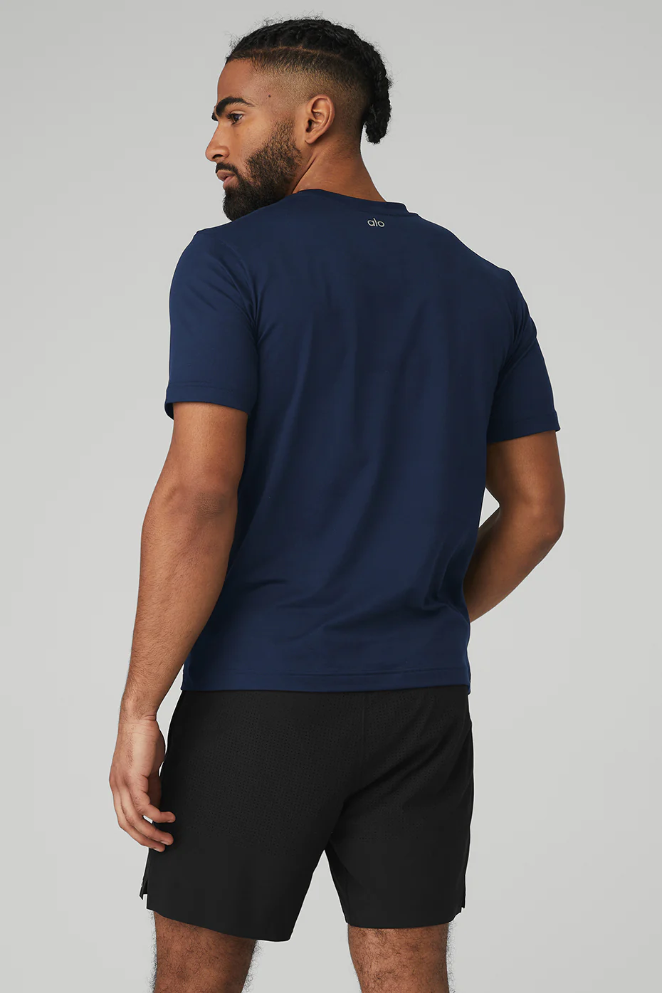 Alo Yoga Conquer Reform Crewneck Short Sleeve – Navy online