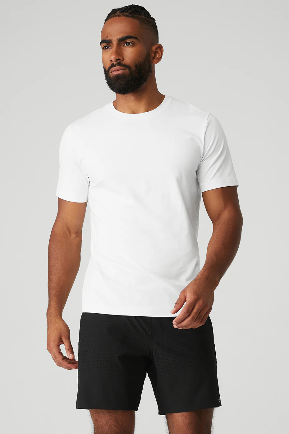Alo Yoga Conquer Reform Crewneck Short Sleeve – White online