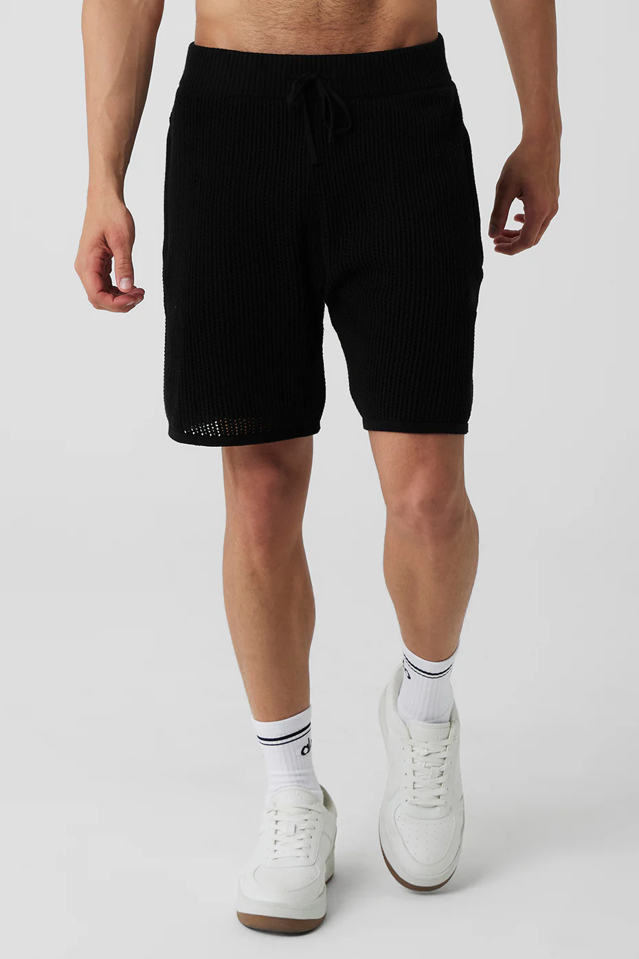 Alo Yoga Open-Knit Short - Black Alo Yoga Open-Knit Short – Black online