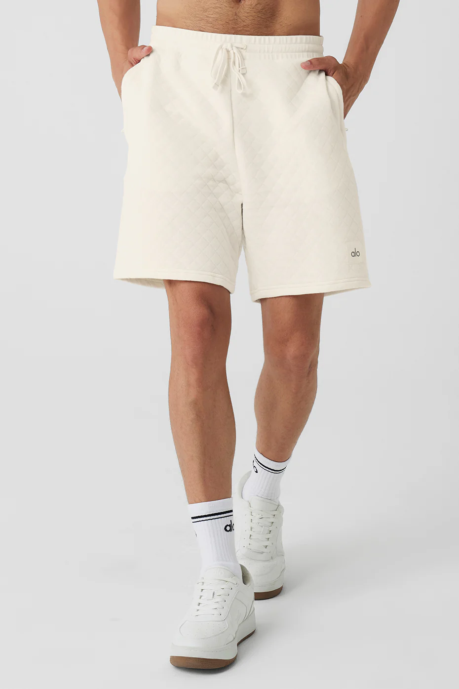 Alo Yoga Quilted Stadium Short – Ivory online