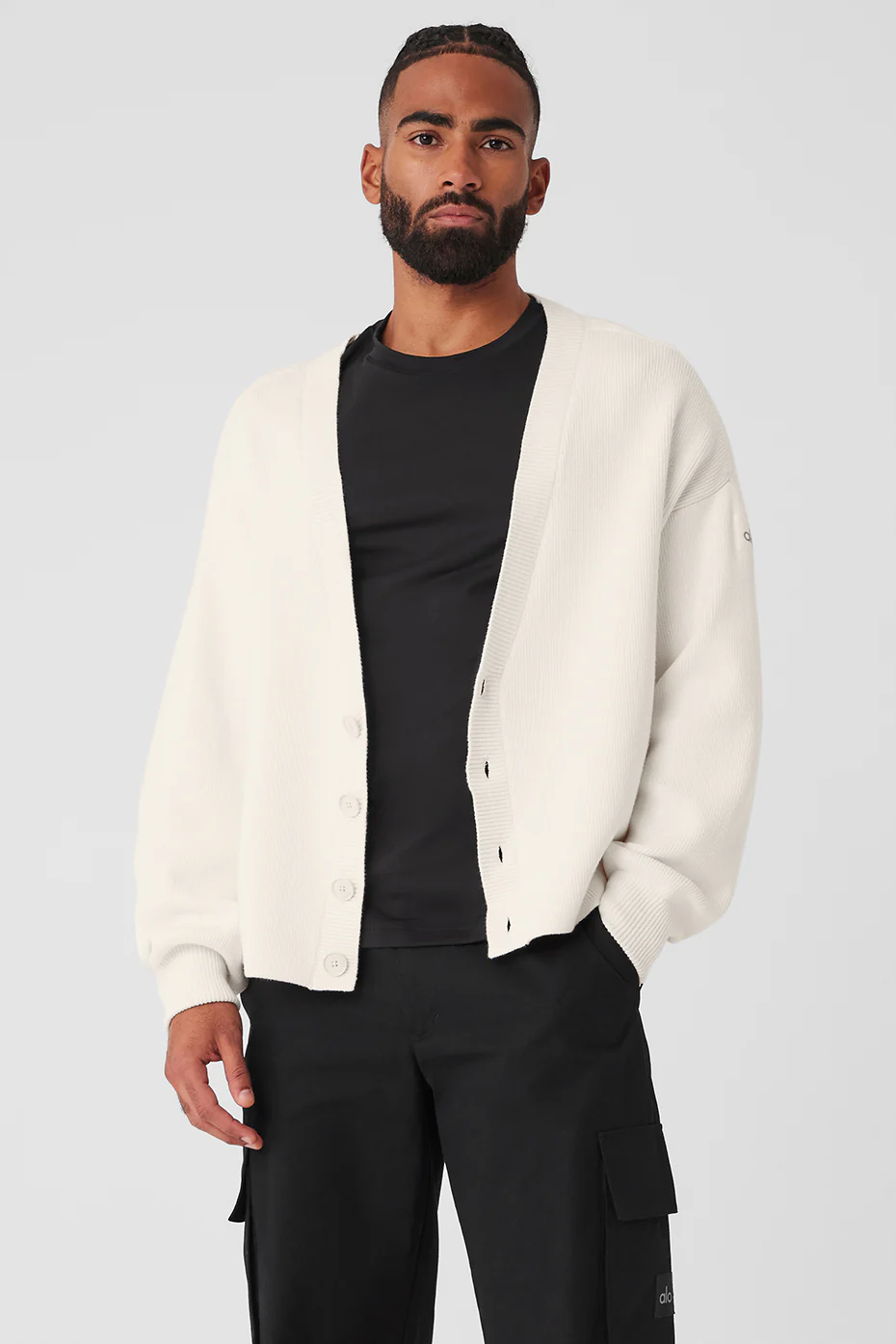Alo Yoga Scholar Cardigan Sweater – Ivory online