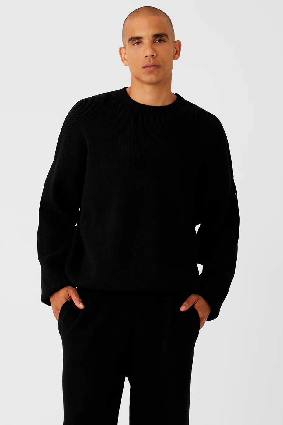 Alo Yoga Scholar Crew Neck Sweater – Black online