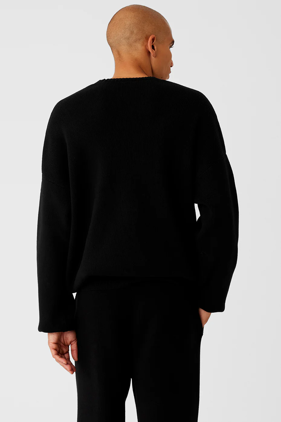 Alo Yoga Scholar Crew Neck Sweater – Black online
