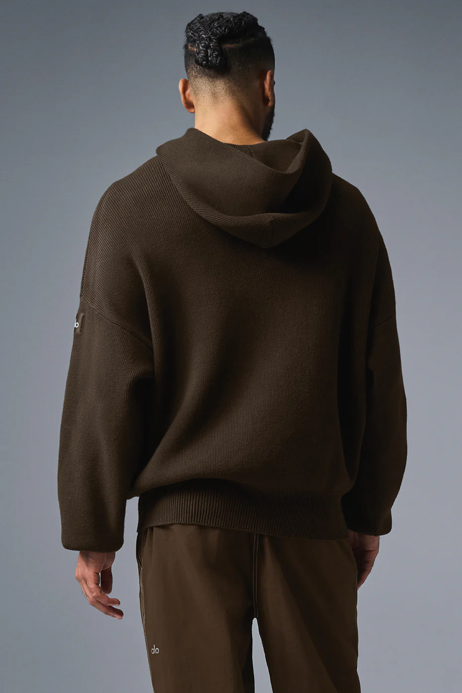 Alo Yoga Scholar Hooded Sweater – Espresso online