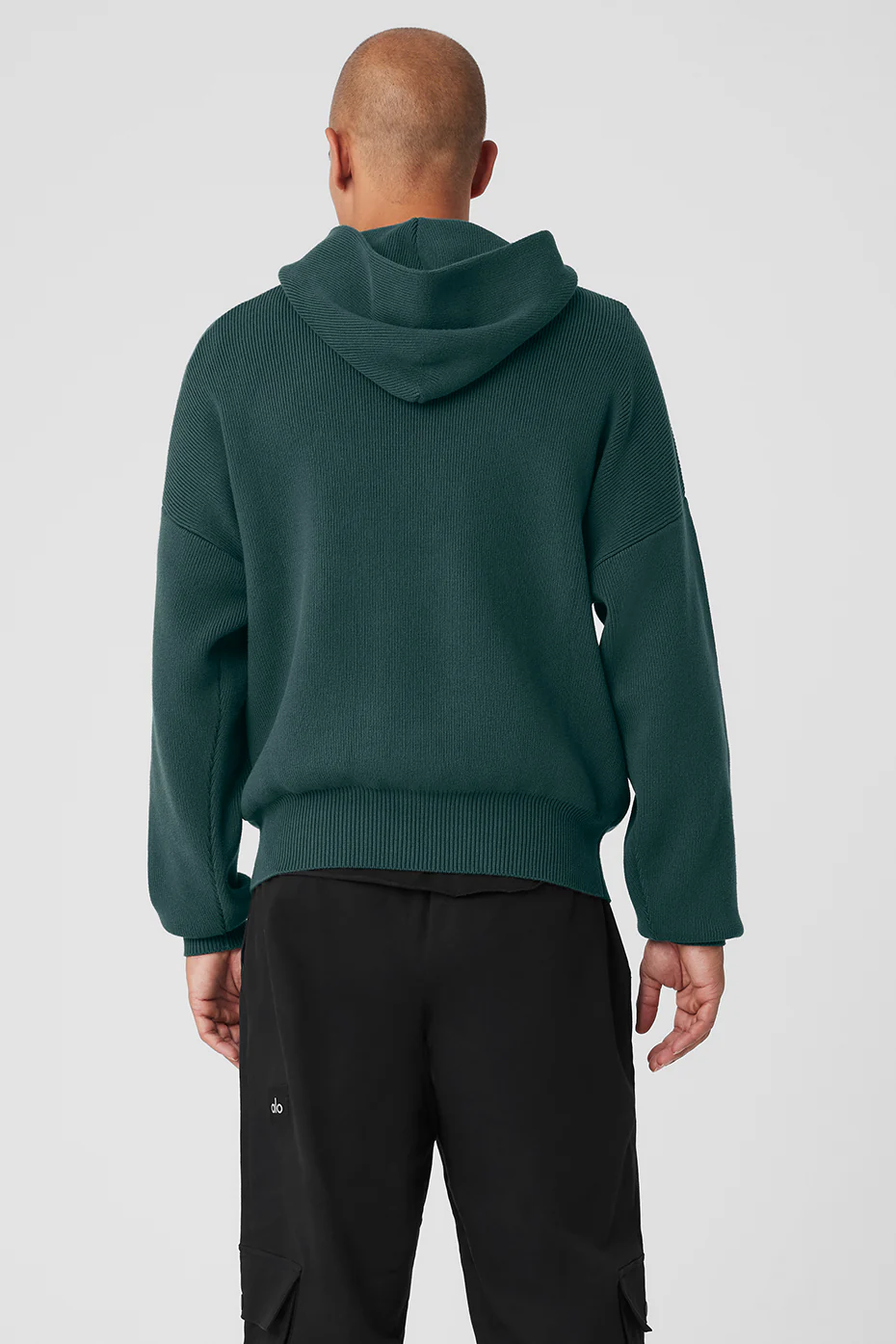 Alo Yoga Scholar Hooded Sweater – Midnight Green online