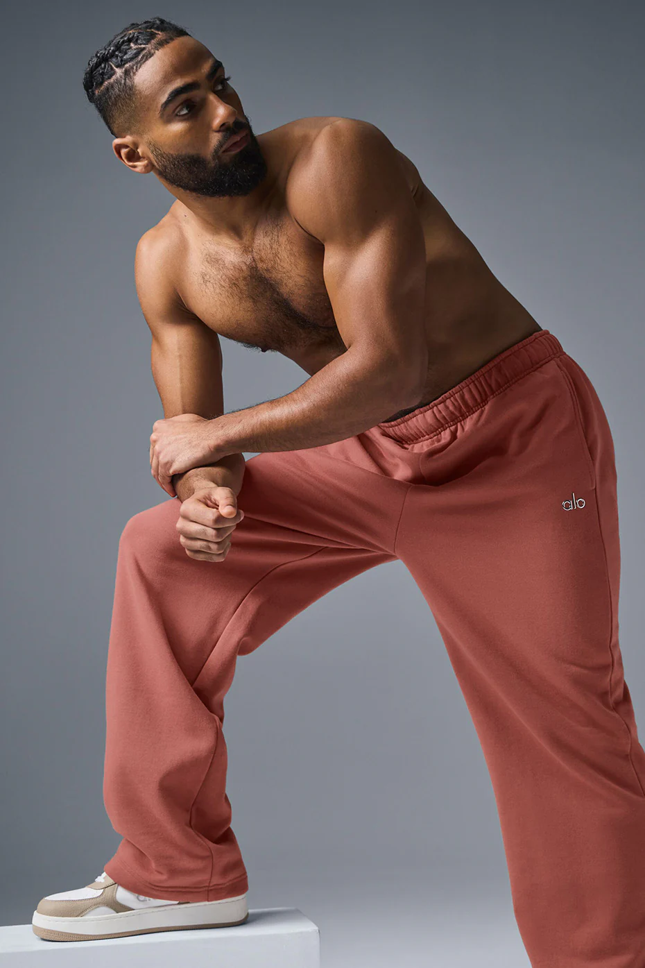 Alo Yoga Accolade Straight Leg Sweatpant – Soft Terracotta online