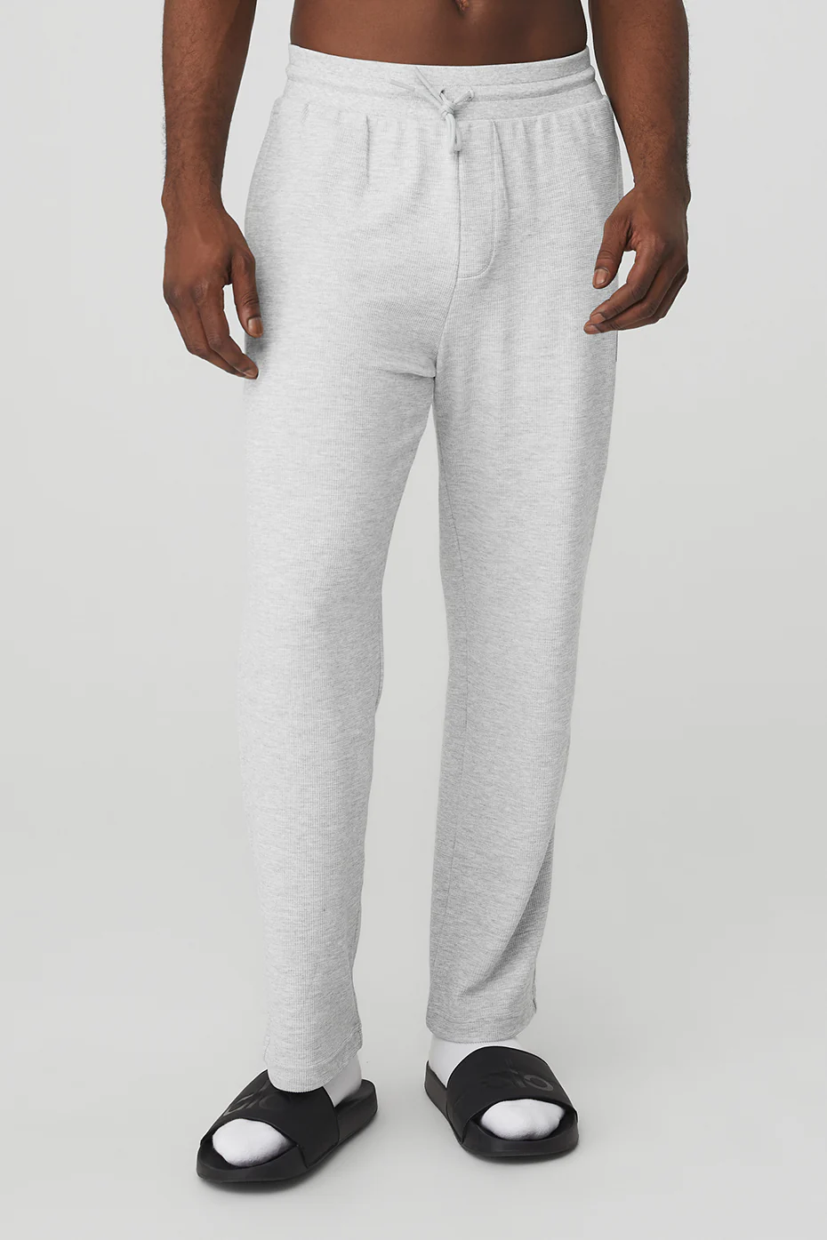 Alo Yoga Micro Waffle Fast Break Sweatpant – Athletic Heather Grey online