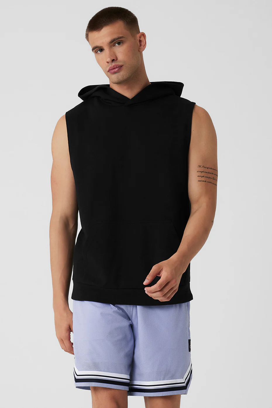 Alo Yoga Chill Sleeveless Hoodie - Black Alo Yoga Chill Sleeveless Hoodie – Black online