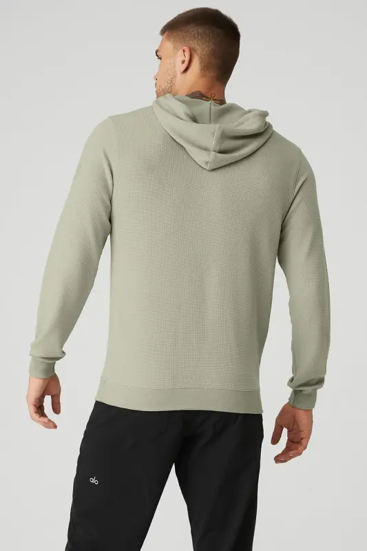Alo Yoga Micro Waffle Fast Break Hoodie – Limestone online