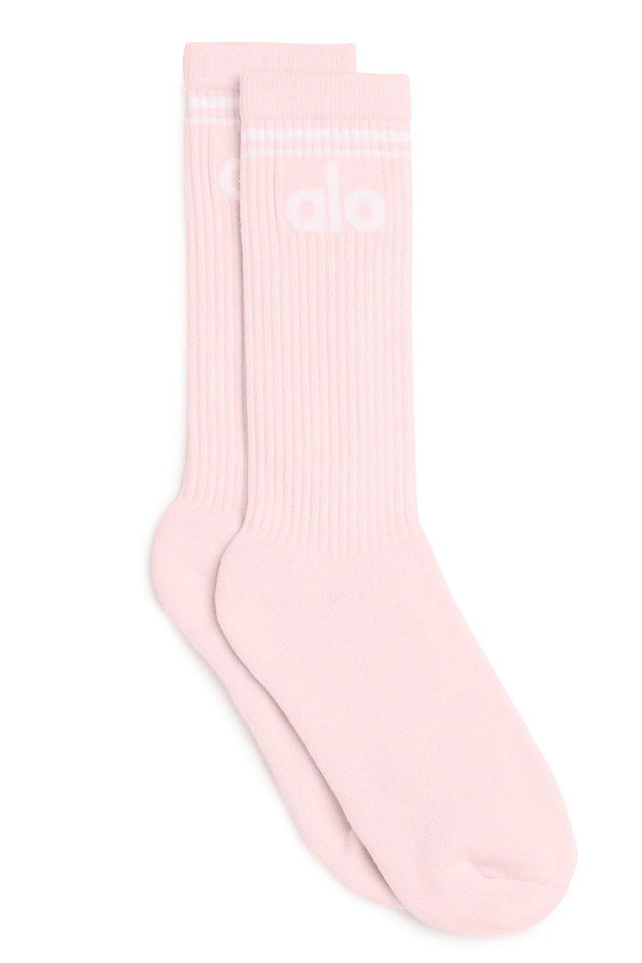 Alo Yoga Unisex Throwback Sock - Powder Pink/White Alo Yoga Unisex Throwback Sock – Powder Pink/White online