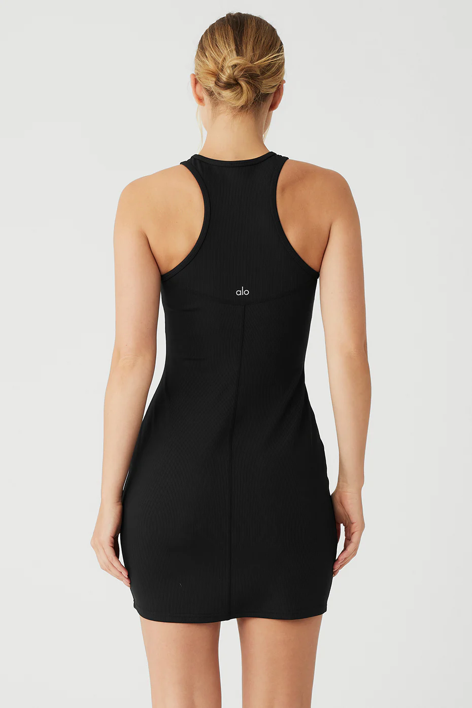 Alo Yoga Airlift Ribbed Magnetic Dress – Black online