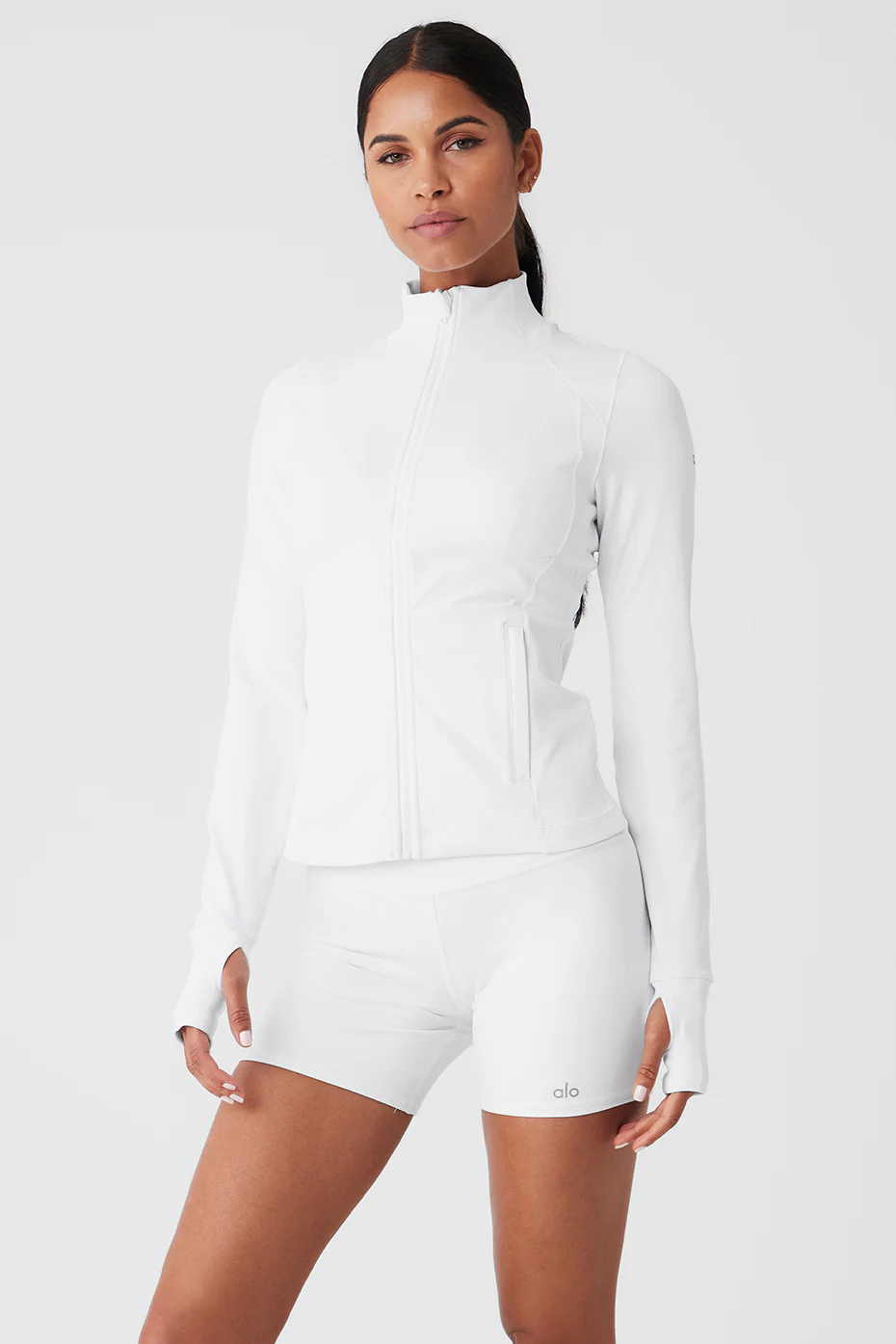 Alo Yoga Airbrush Formation Jacket – White online