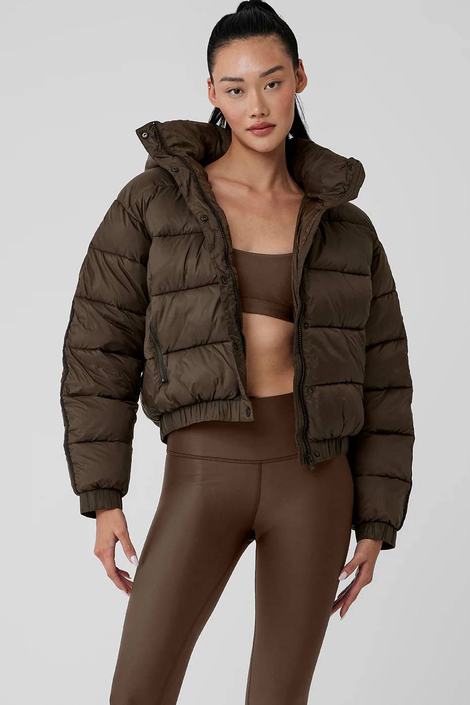 Alo Yoga Aspen Love Puffer Jacket – Espresso online