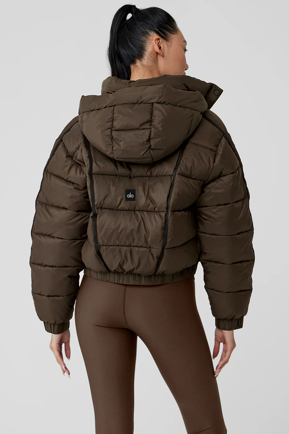 Alo Yoga Aspen Love Puffer Jacket – Espresso online