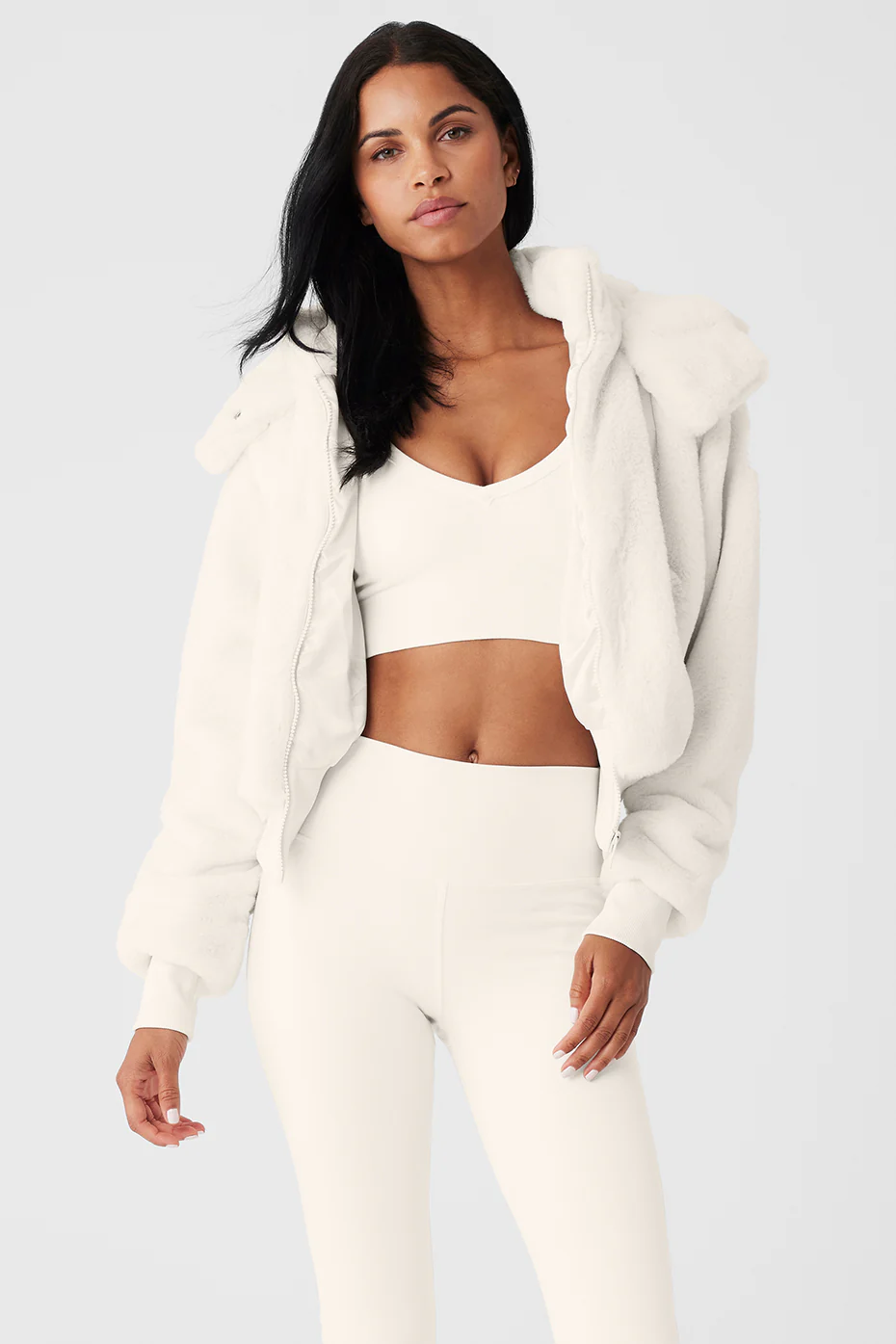 Alo Yoga Faux Fur Foxy Jacket – Ivory online