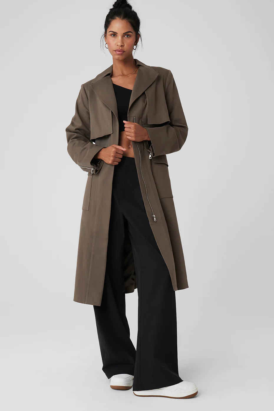 Alo Yoga Formation Trench Coat – Olive Tree online