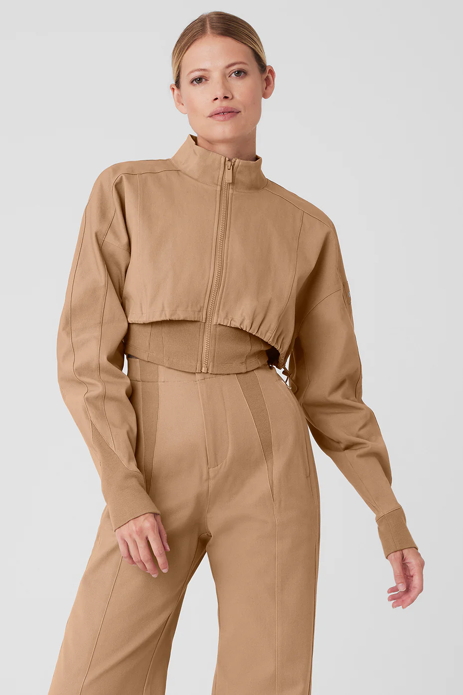Alo Yoga On Point Moto Jacket – Toasted Almond online
