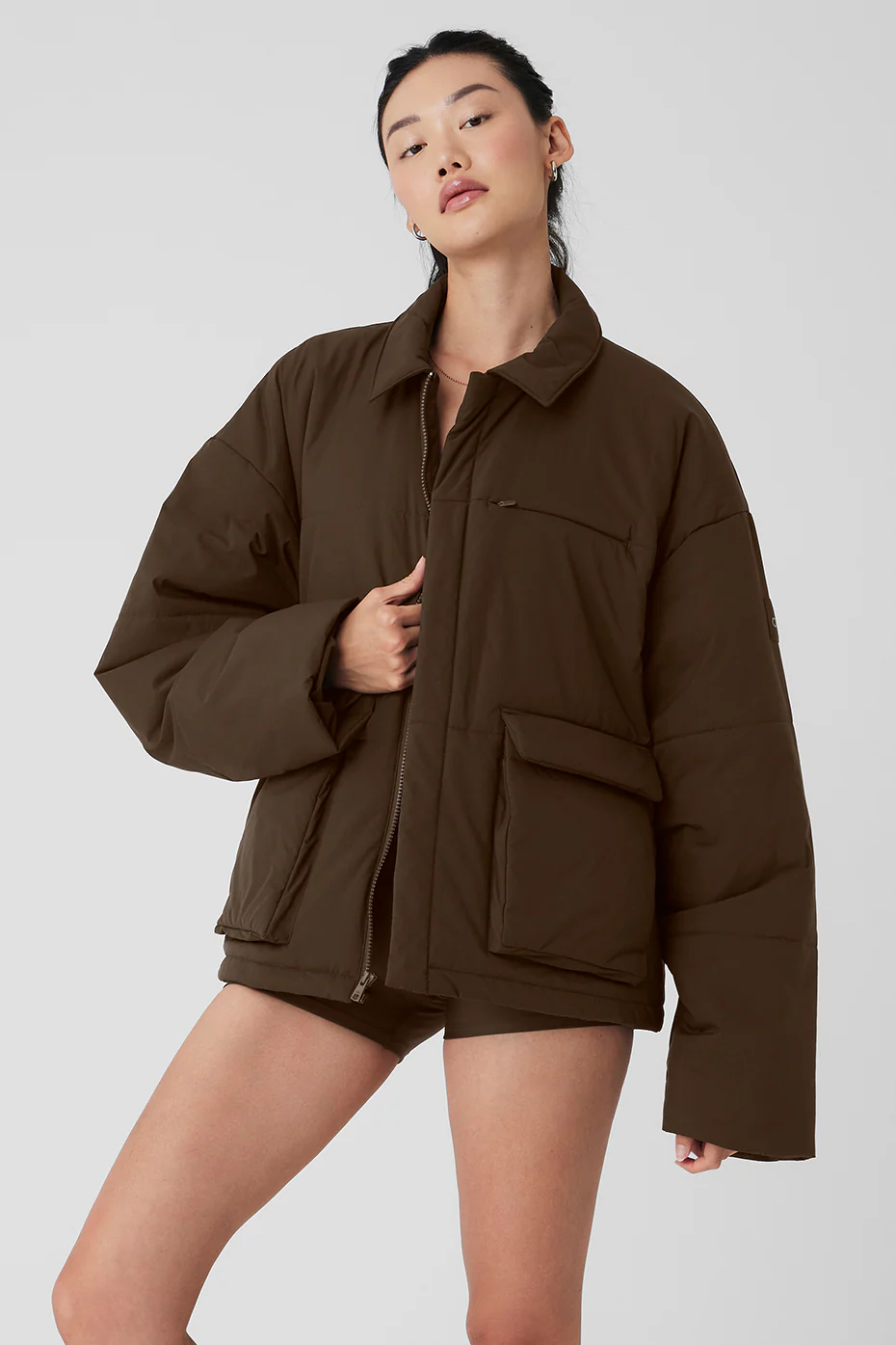 Alo Yoga Voyage Utility Cargo Jacket – Espresso online