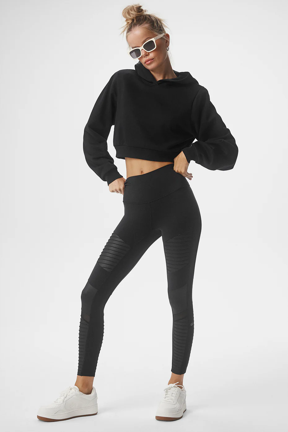 Alo Yoga 7/8 High-Waist Moto Legging - Black Alo Yoga 7/8 High-Waist Moto Legging – Black online