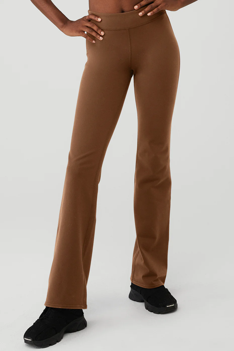 Alo Yoga Airbrush Low-Rise Bootcut Legging – Cinnamon Brown online