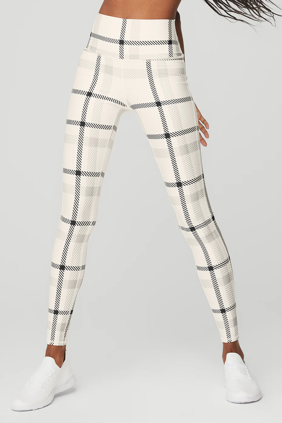 Alo Yoga Airlift High-Waist Magnified Plaid Legging - Ivory/Black Alo Yoga Airlift High-Waist Magnified Plaid Legging – Ivory/Black online