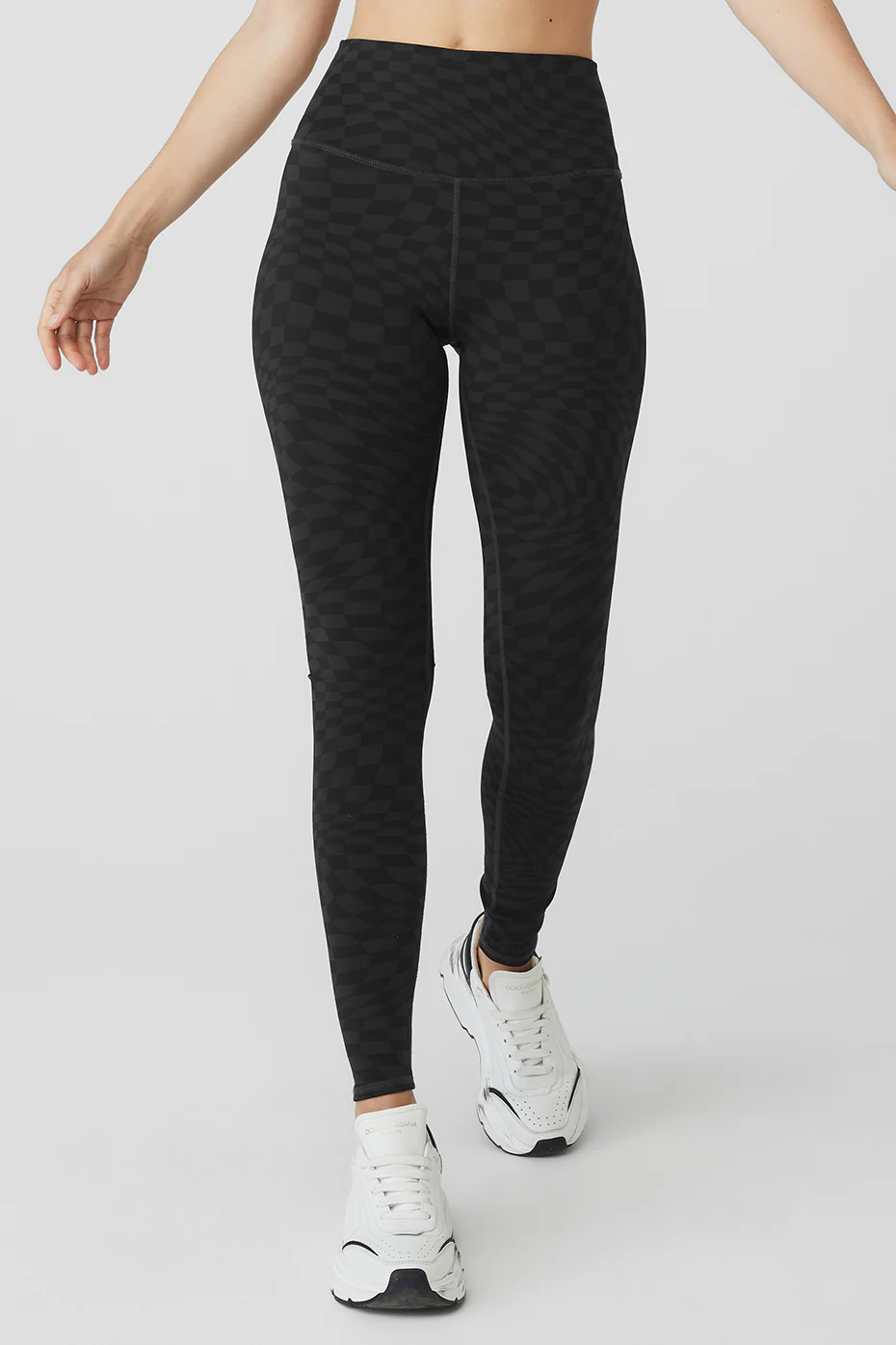 Alo Yoga Jacquard High-Waist Checkered Legging - Black/Anthracite Alo Yoga Jacquard High-Waist Checkered Legging – Black/Anthracite online