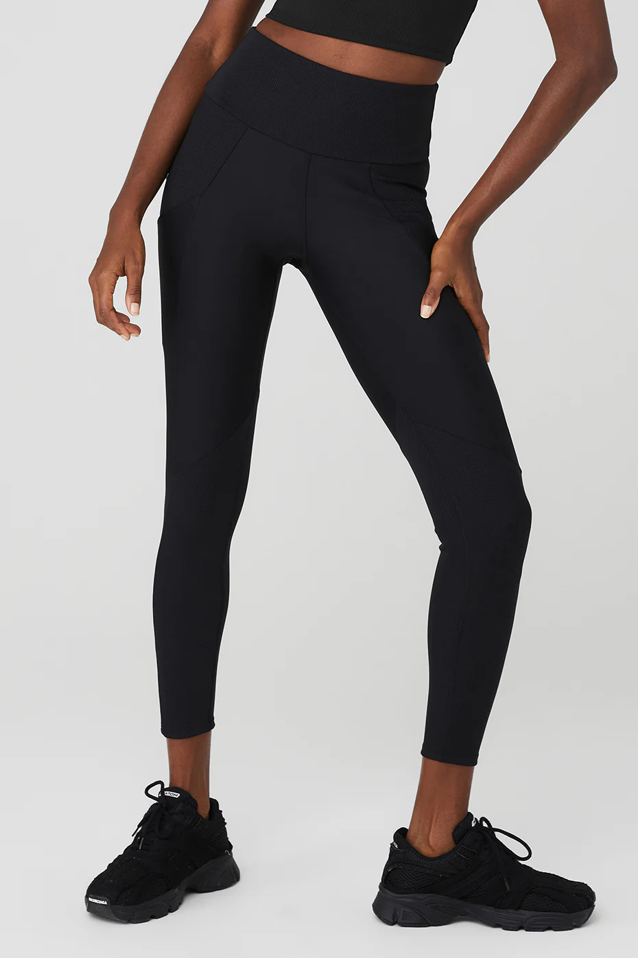 Alo Yoga Ribbed Airlift High-Waist 7/8 Enchanted Legging - Black Alo Yoga Ribbed Airlift High-Waist 7/8 Enchanted Legging – Black online