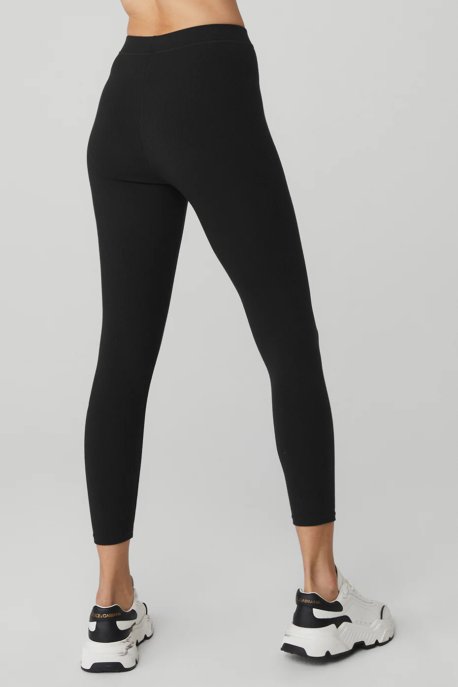 Alo Yoga Ribbed High-Waist 7/8 Blissful Legging – Black online