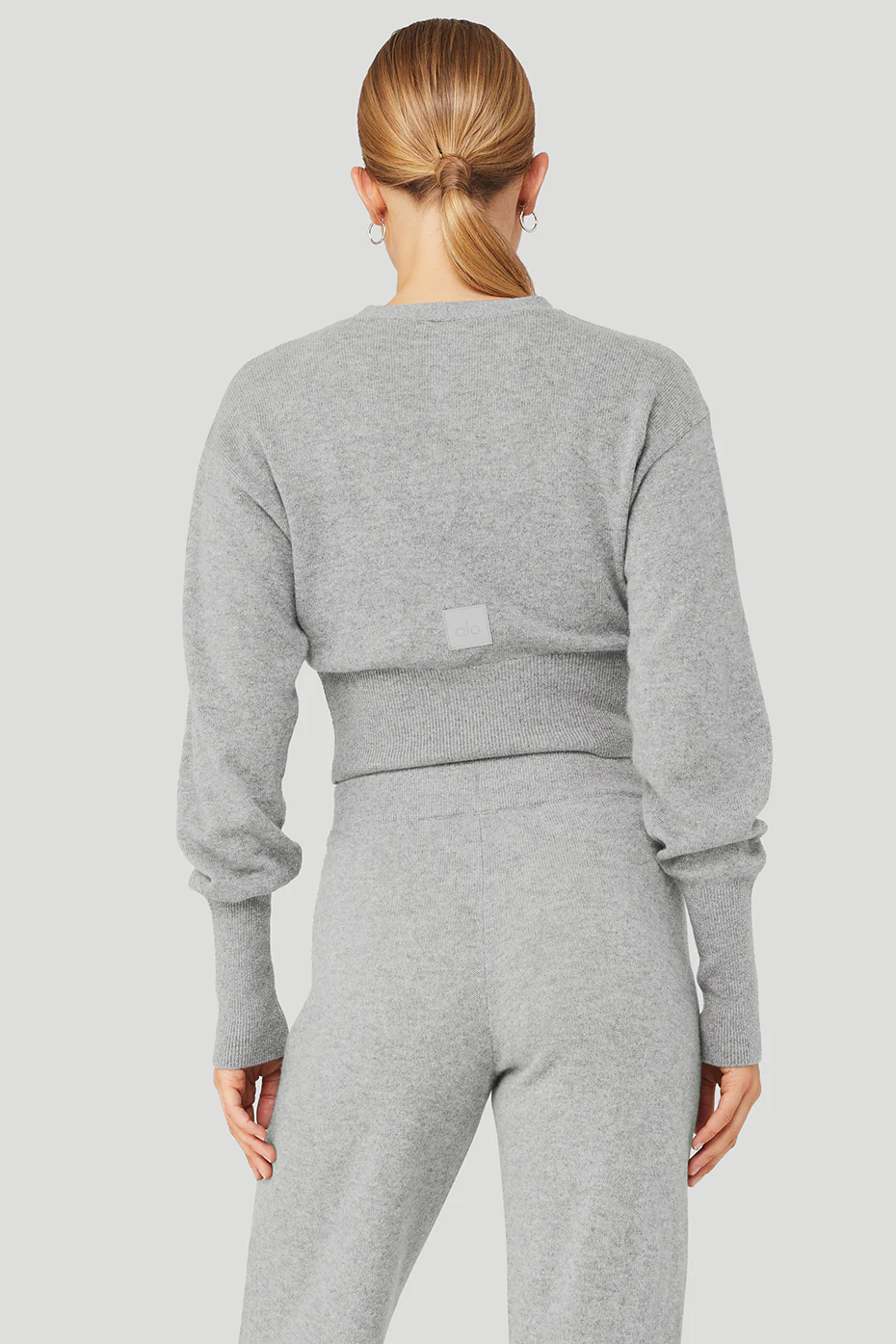 Alo Yoga Cashmere Jet Set Cardigan – Dove Grey Heather online