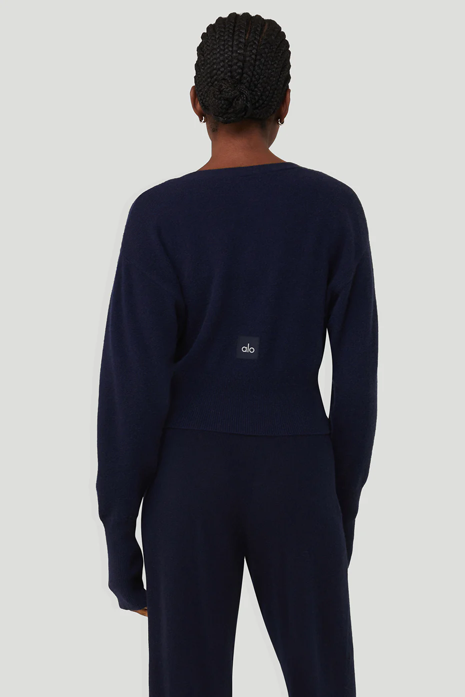 Alo Yoga Cashmere Jet Set Cardigan – Navy online