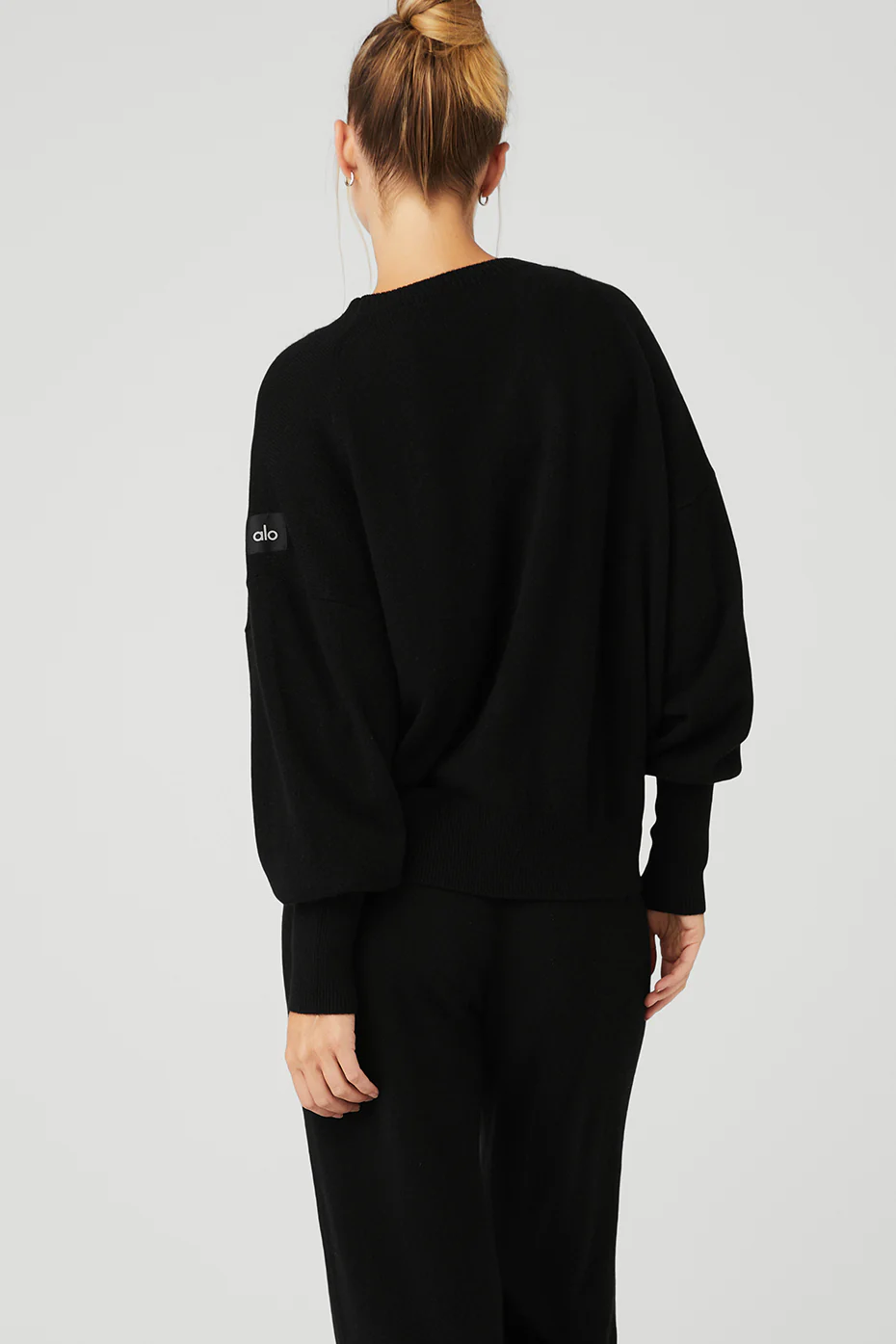 Alo Yoga Cashmere Jet Set Crew – Black online