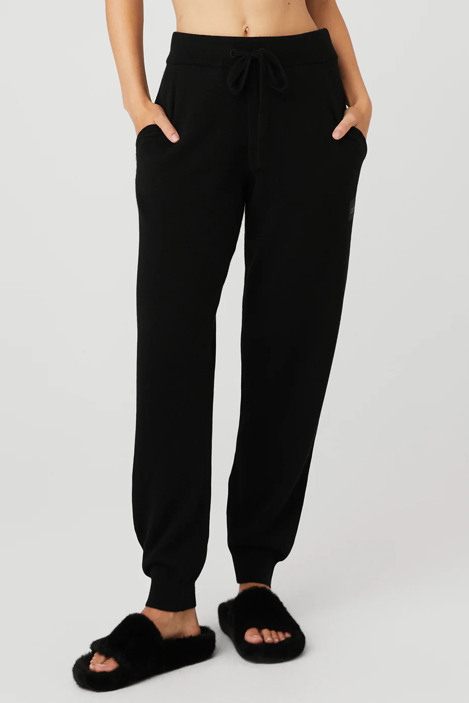 Alo Yoga High-Waist Cashmere Jet Set Pant - Black Alo Yoga High-Waist Cashmere Jet Set Pant – Black online