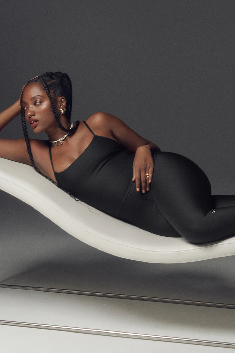 Alo Yoga Airlift Disco Daze Onesie – Black online