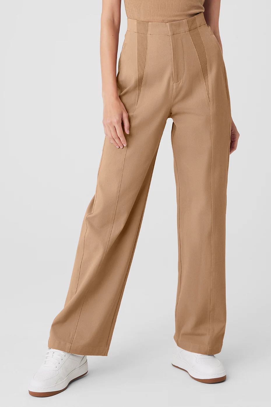 Alo Yoga High-Waist On Point Moto Trouser - Toasted Almond Alo Yoga High-Waist On Point Moto Trouser – Toasted Almond online