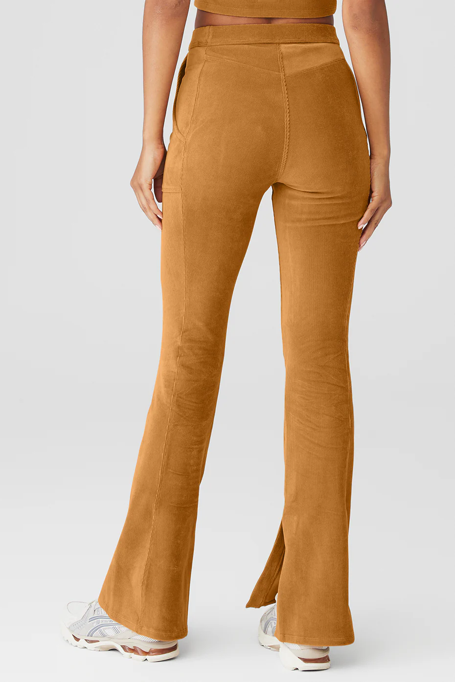 Alo Yoga Micro Corduroy High-Waist Winter Break Flare Pant – Toffee online