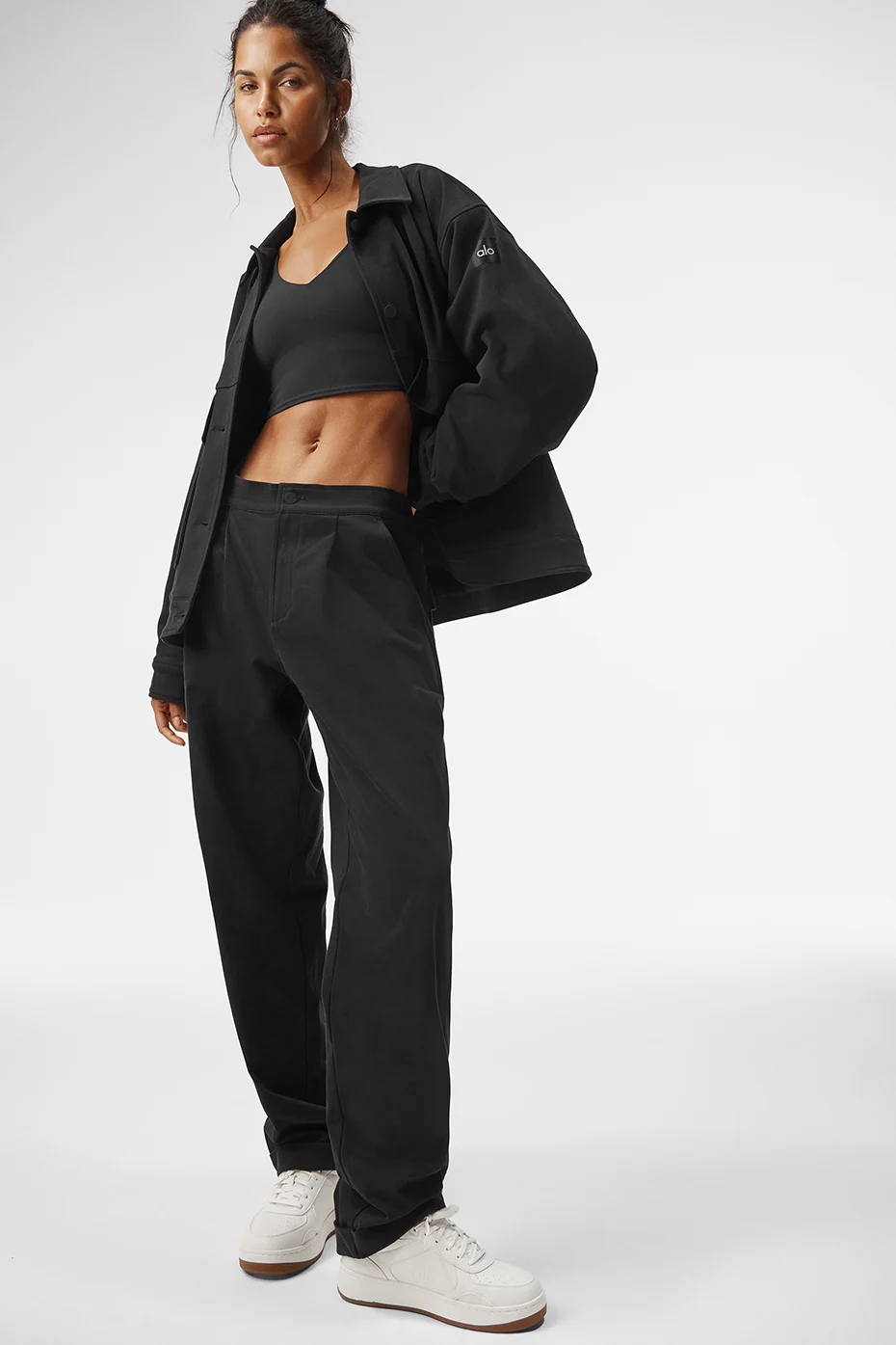 Alo Yoga Road Trip Trouser - Black Alo Yoga Road Trip Trouser – Black online