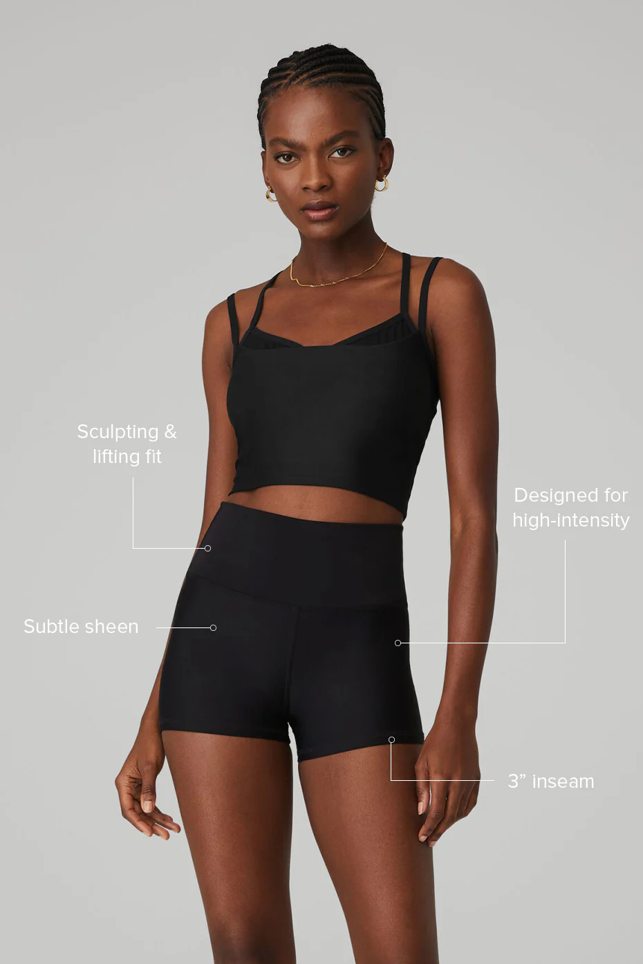 Alo Yoga 3 High-Waist Airlift Short – Black online
