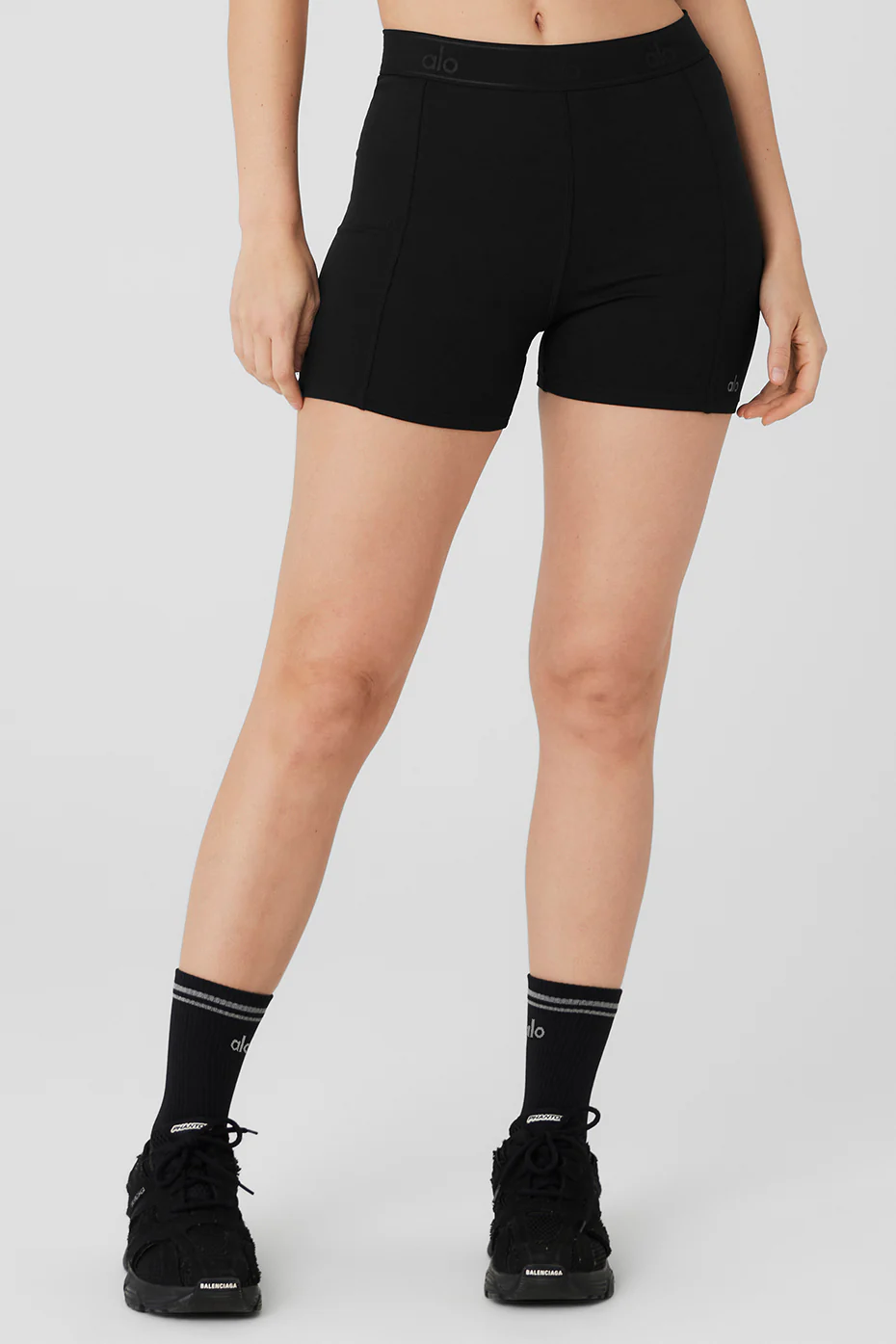 Alo Yoga 4 Alosoft Showcase Short – Black online