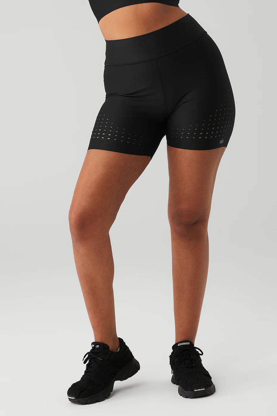 Alo Yoga 5 Airlift High-Waist Laser Cut Speedy Short – Black online