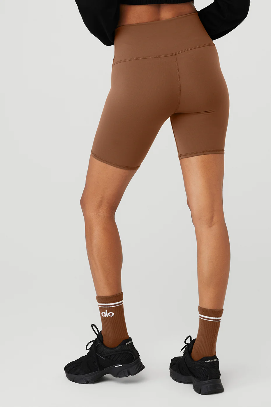 Alo Yoga 7 High-Waist Biker Short – Cinnamon Brown online