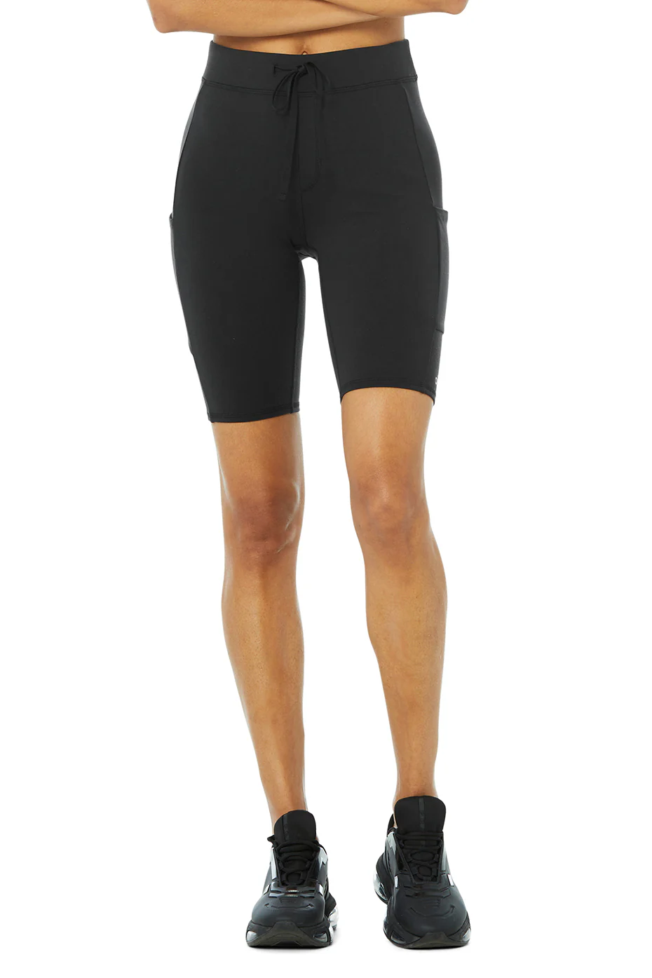 Alo Yoga 9 High-Waist Checkpoint Biker Short – Black online