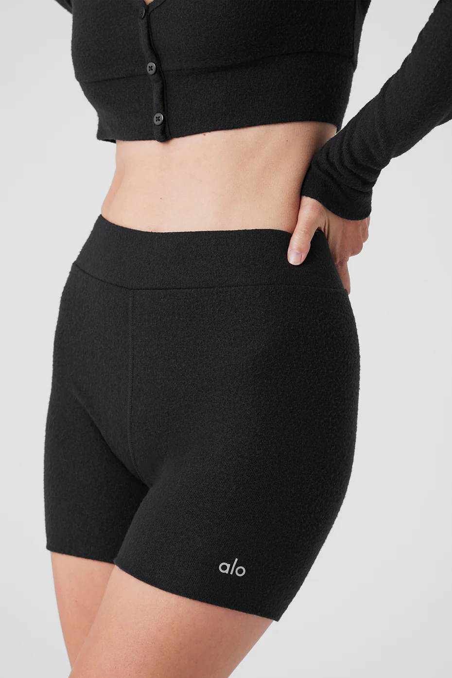 Alo Yoga Alolux High-Waist Me Time Short – Black online