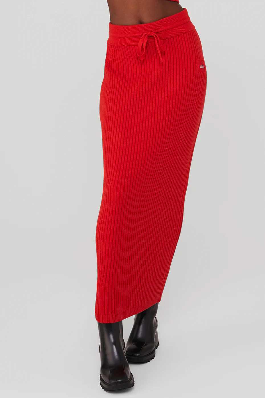 Alo Yoga Cashmere Ribbed High-Waist Winter Dream Skirt - Red Flame Alo Yoga Cashmere Ribbed High-Waist Winter Dream Skirt – Red Flame online